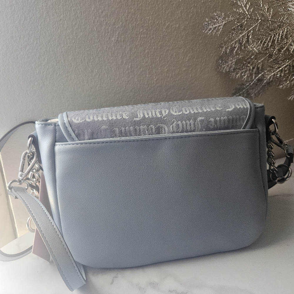 Juicy Couture Metallic Silver Crossbody Bag - Picture 4 of 9
